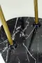 Mitteltisch Ellipse Gold Metallbein Bendir Gold