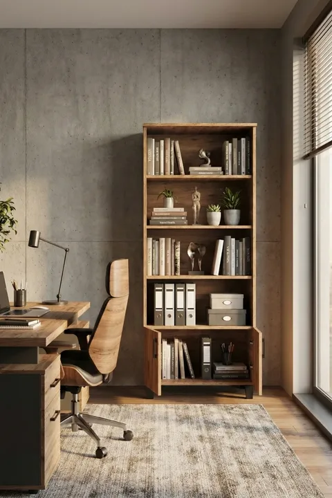 Classic Multi-Purpose Bookcase - Brown