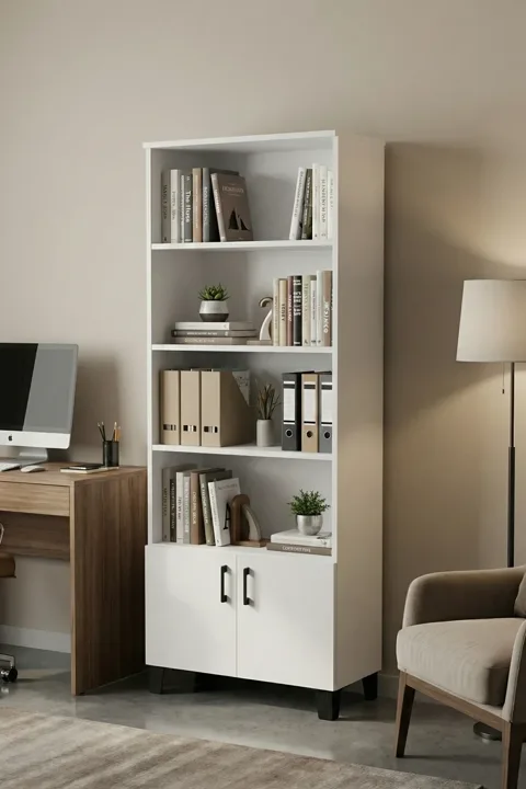 Classic Multi-Purpose Bookcase - White