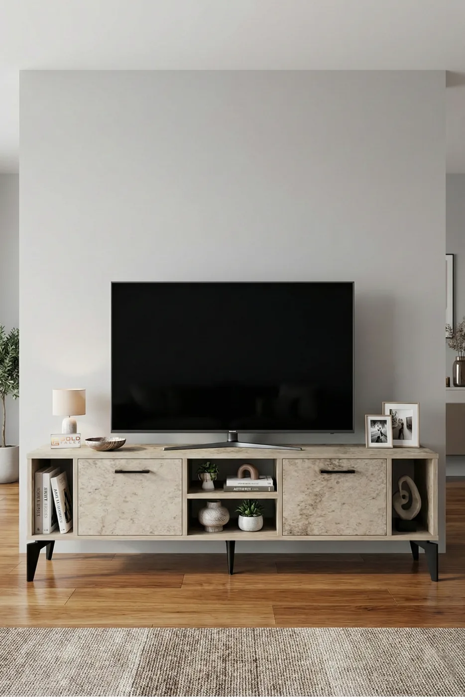 TV Unit - Ecru