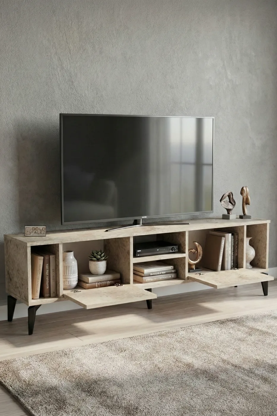 TV Unit - Ecru