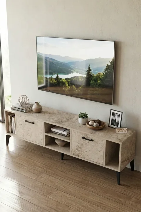 TV Unit - Ecru