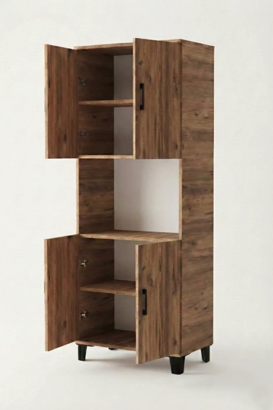 Mobile da cucina verticale - marrone