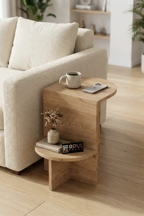 Setro Oval Side Table - Multicolour