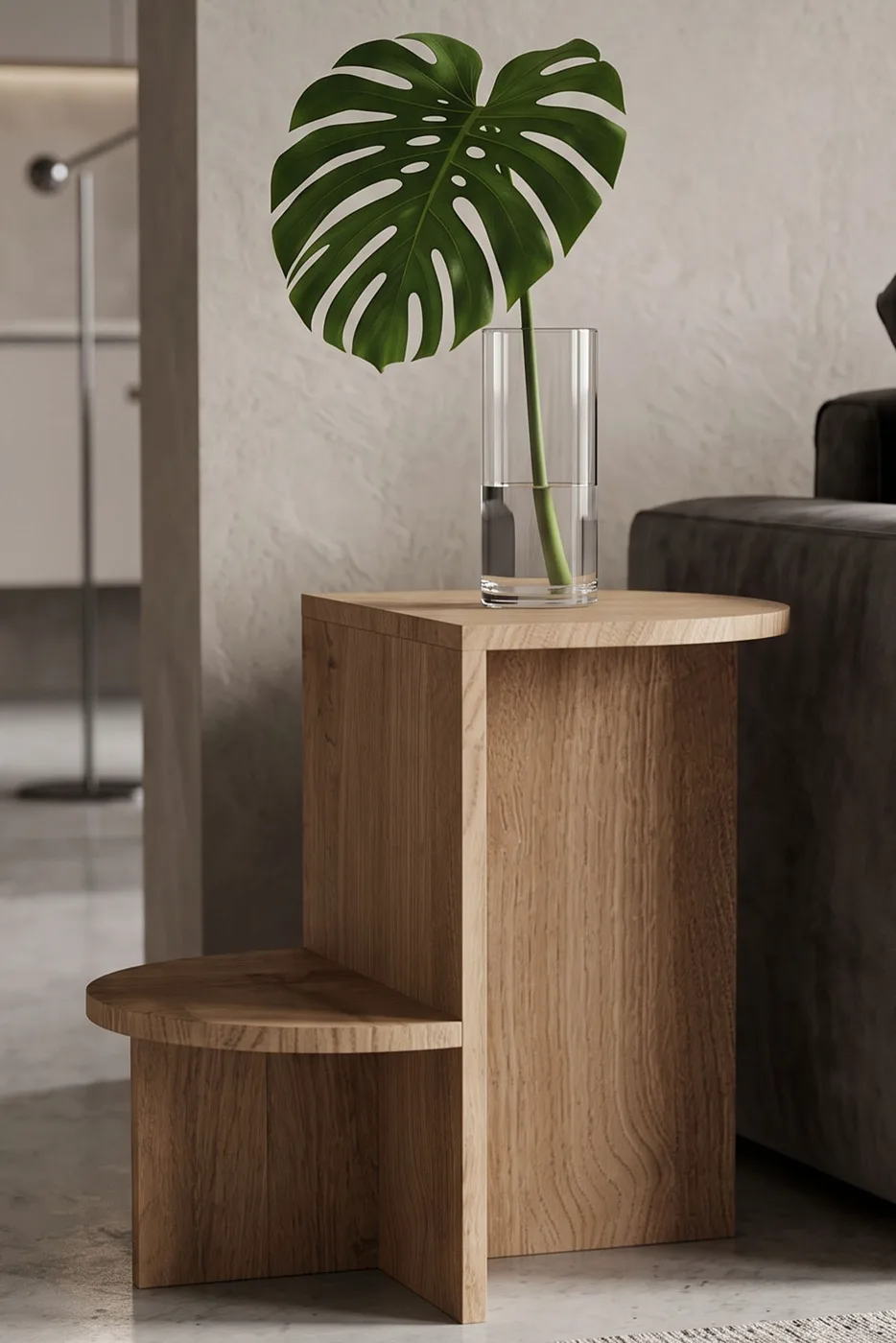 Setro Oval Side Table - Multicolour