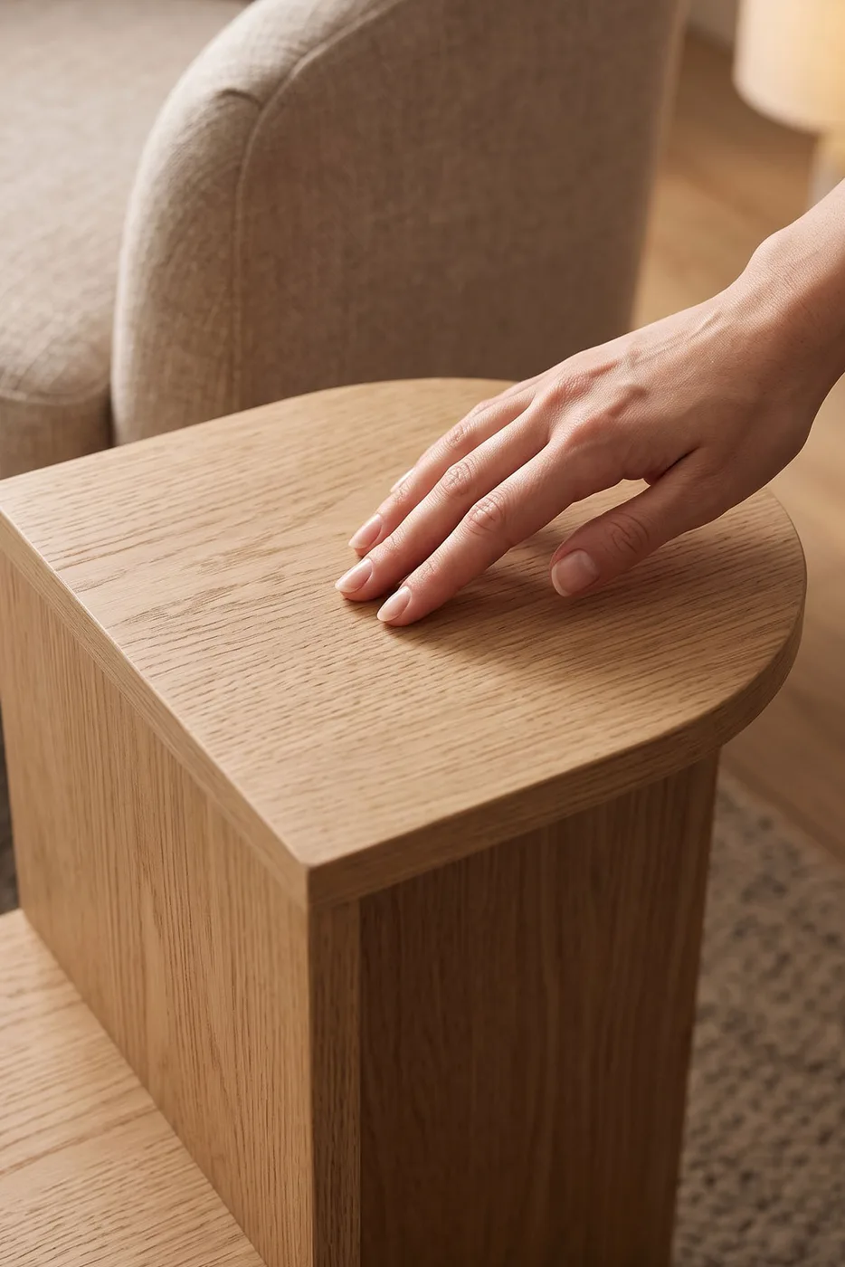 Setro Oval Side Table - Multicolour