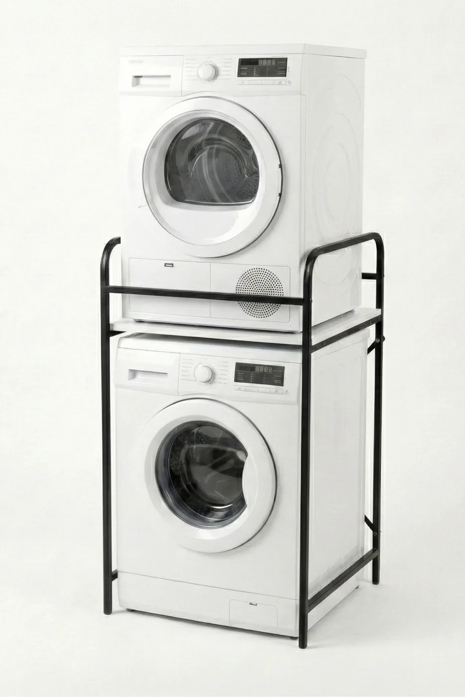 Washing Machine & Dryer Cabinet Metal Legs - Black