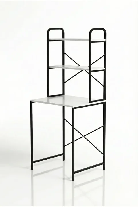 Washing Machine Cabinet Metal Legs - Black