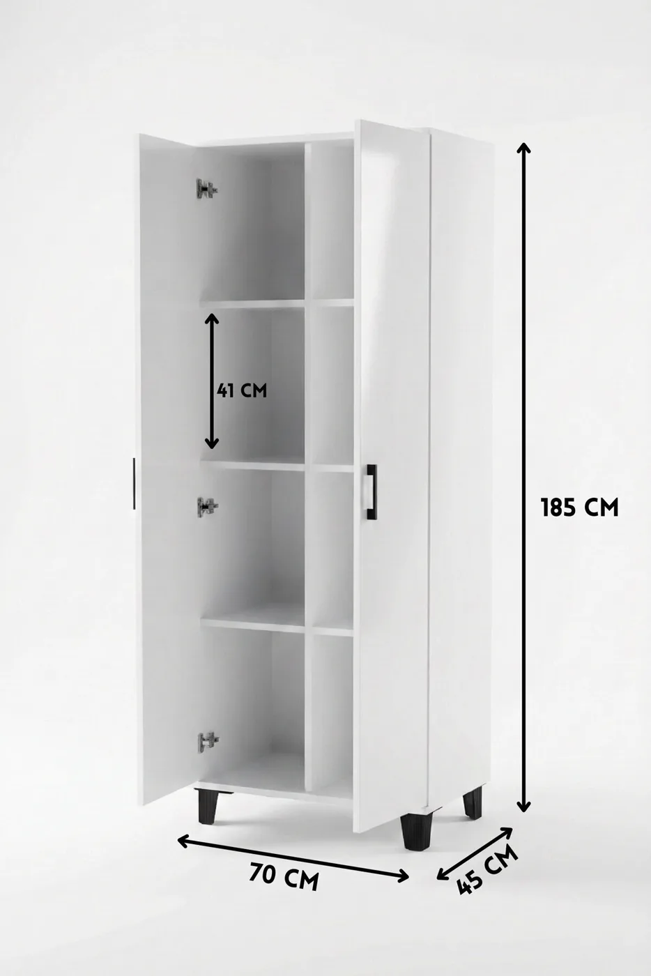 8-Fächer-Vorrats-Schrank