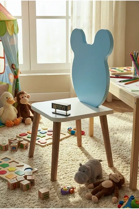 Home Furniture Wooden Legs - Blue