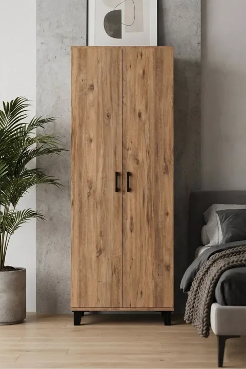 8-Compartment Pantry Cabinet - Atlantic Pine