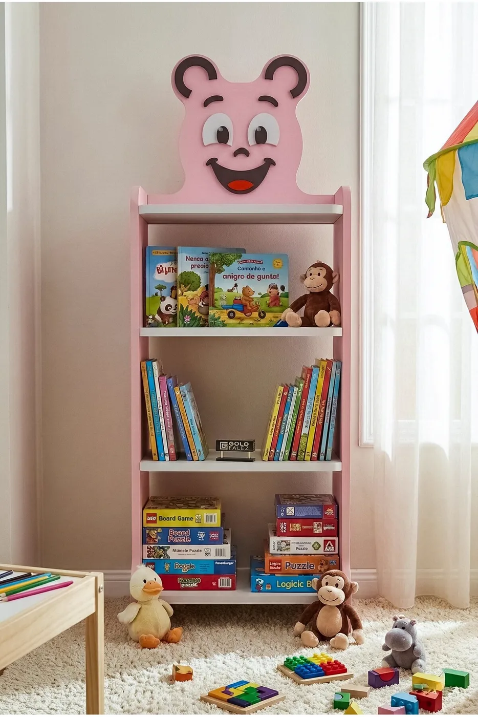 Happy Face Kinder-Bücherregal
