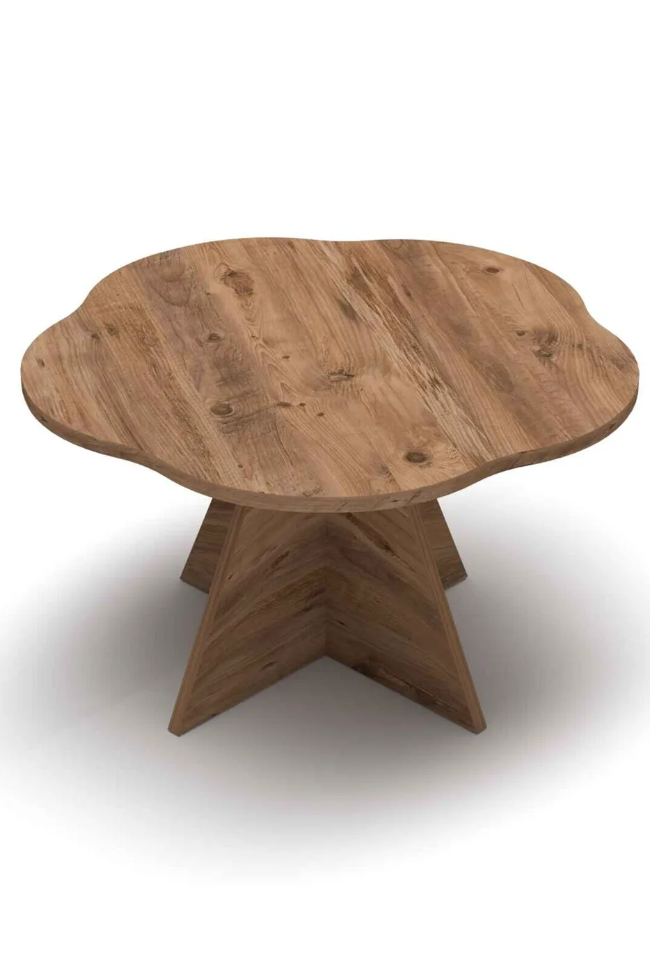 Table basse géométrique Cicek - marron