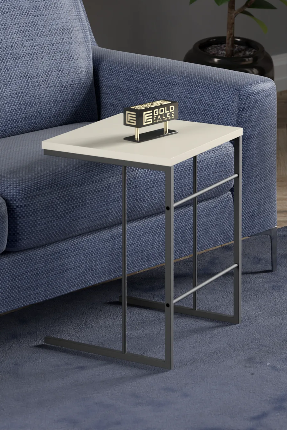 Solo 3-Piece Square Nesting Table Set - Ecru