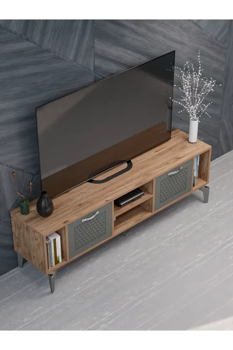 TV Unit - Metallic