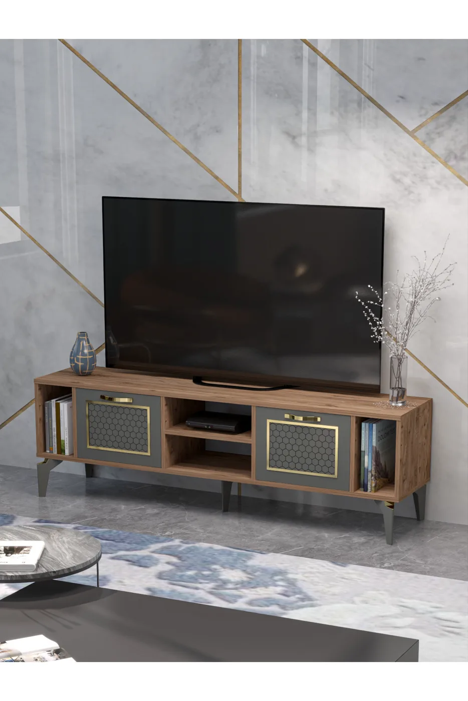 TV Unit - Brown