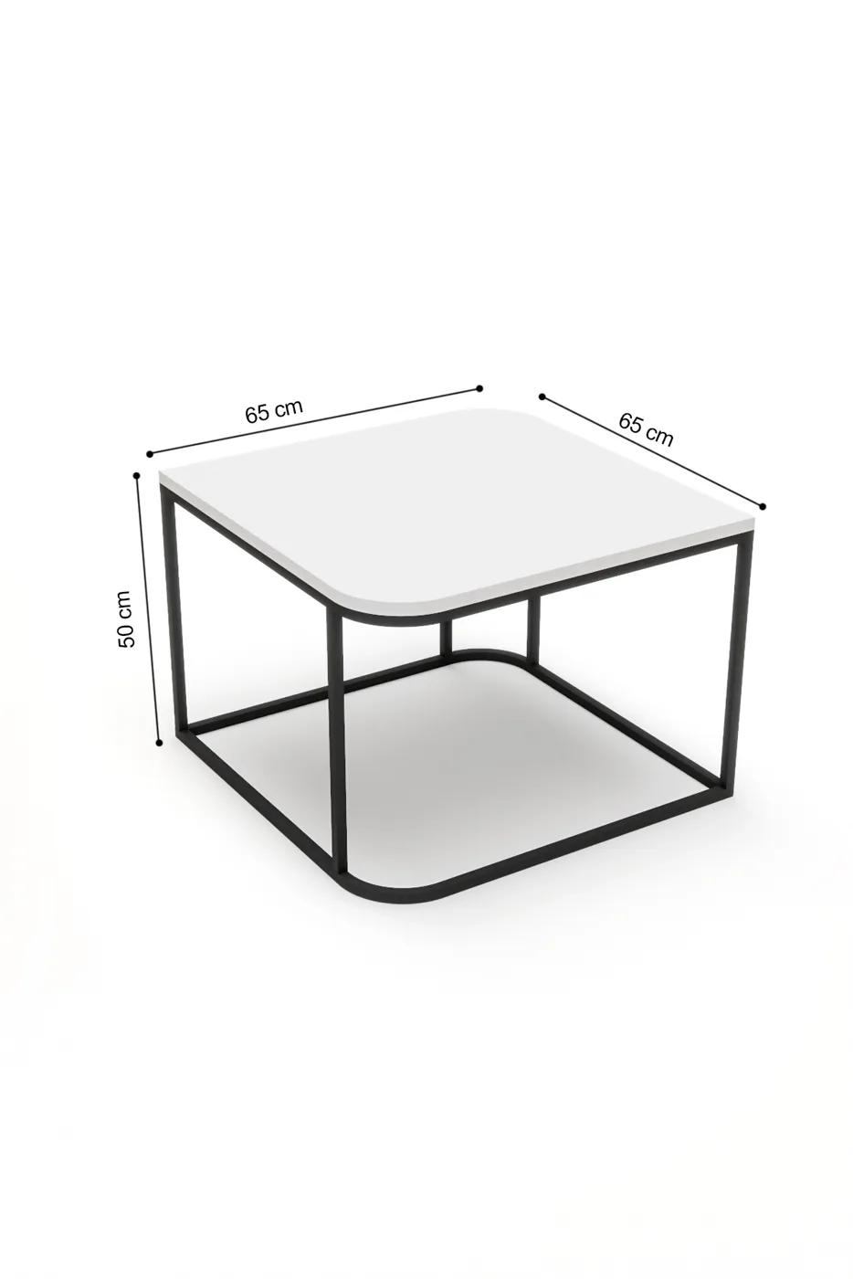 Damla Square Coffee Table - Yellow