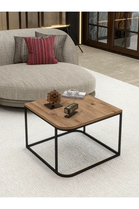 Damla Quadratischer Couchtisch - Braun
