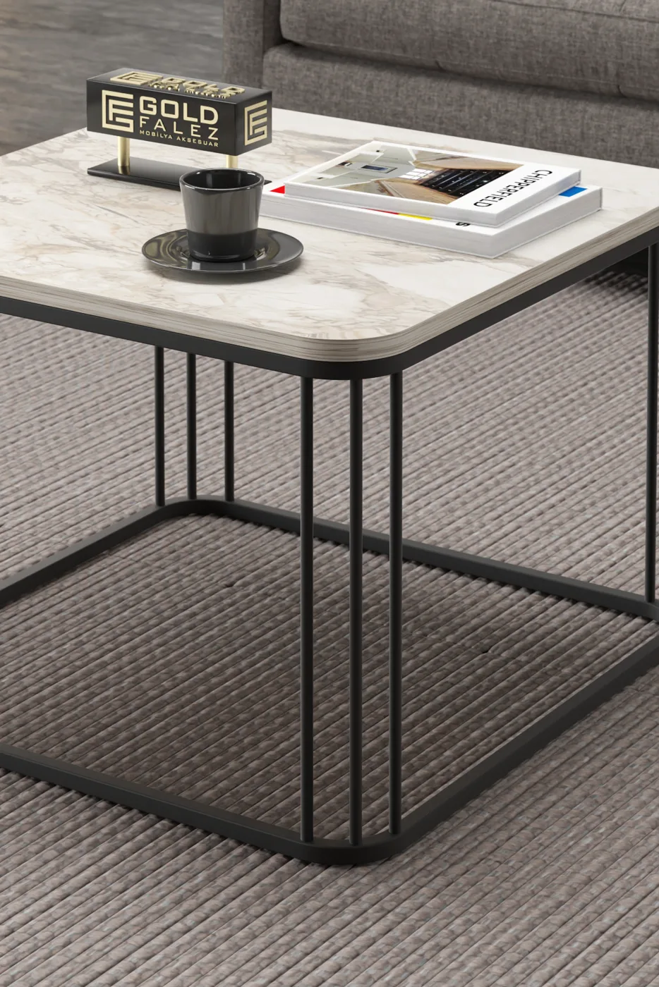 Alize Square Coffee Table - Multicolour