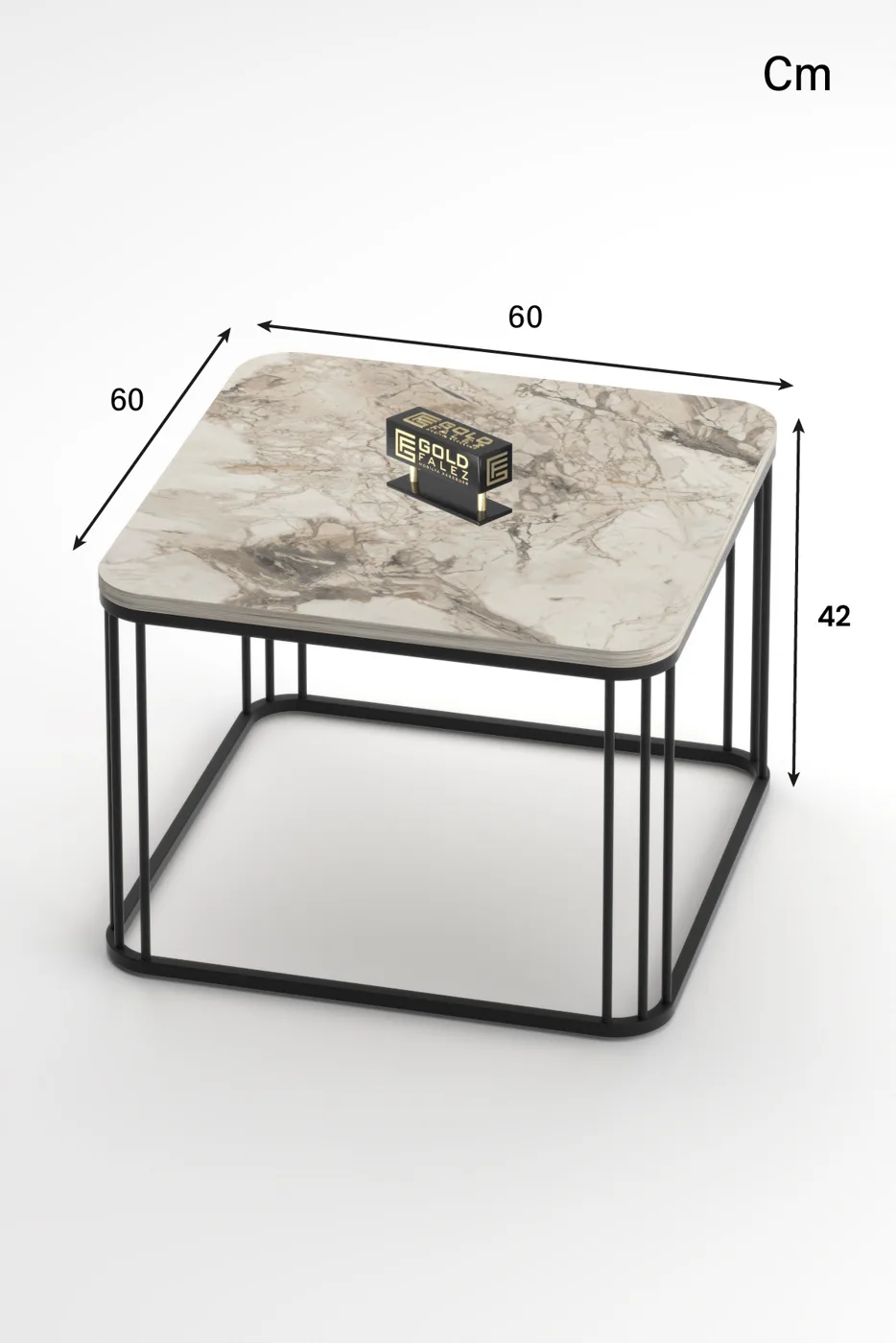 Alize Square Coffee Table - Multicolour