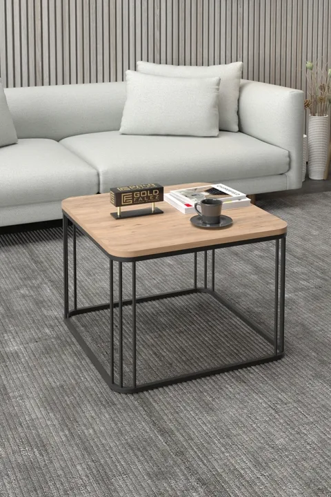 Alize Square Coffee Table - Brown