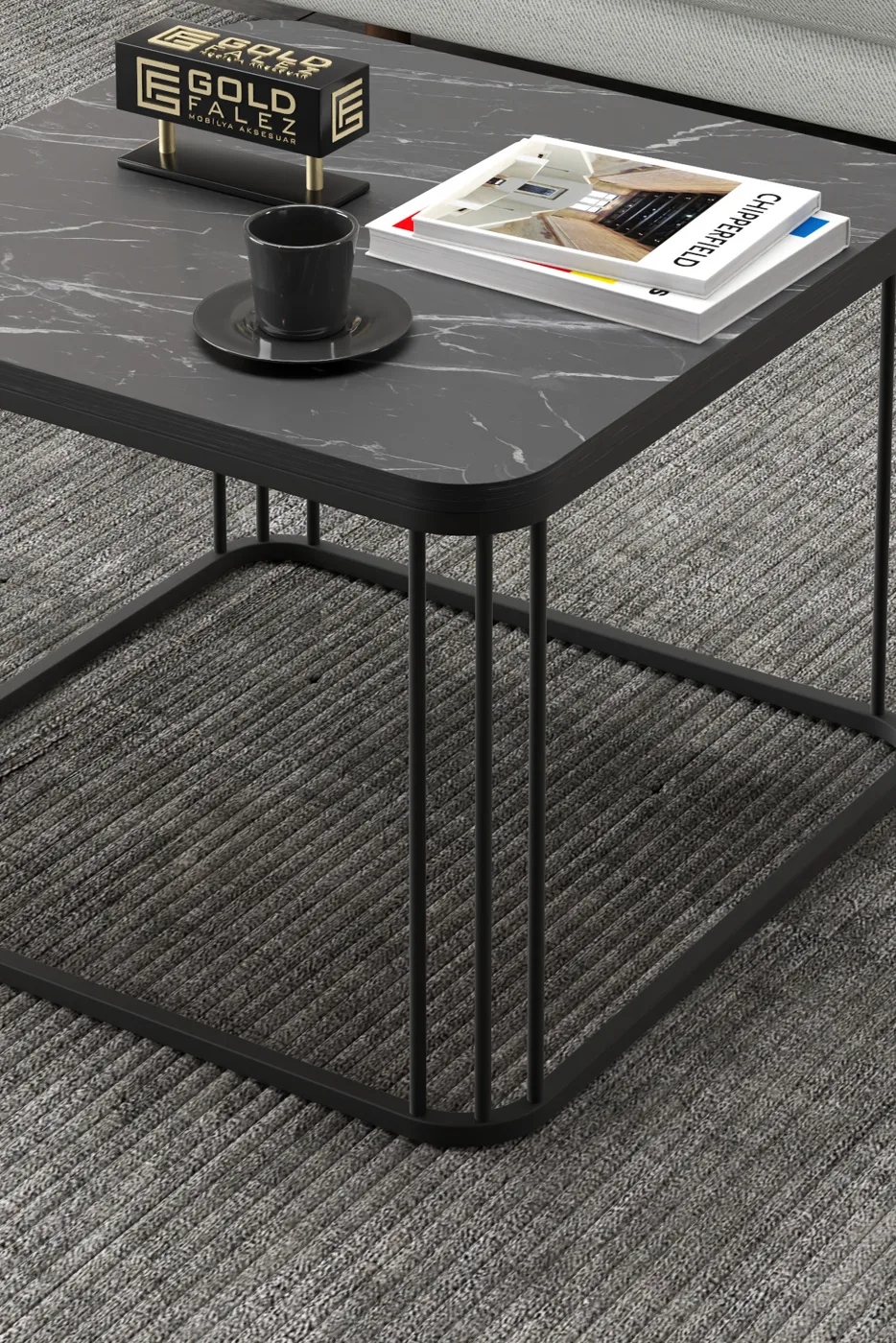 Alize Square Coffee Table - Black