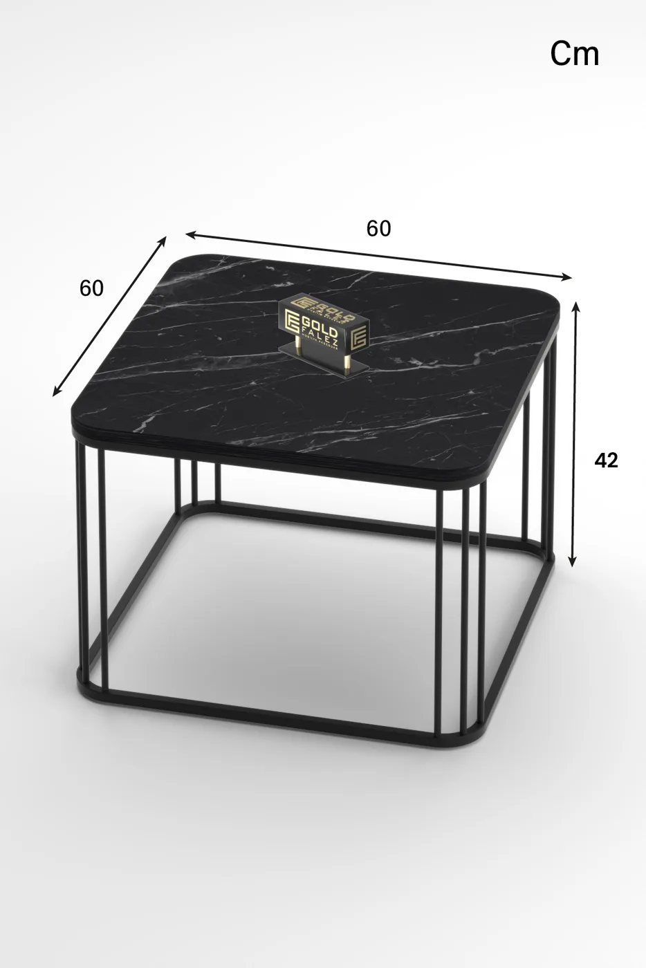 Alize Square Coffee Table - Black
