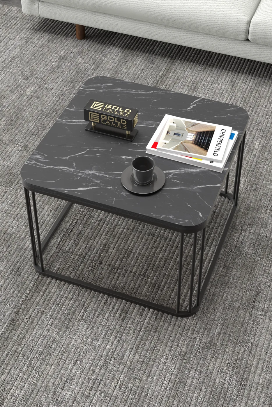 Alize Square Coffee Table - Black