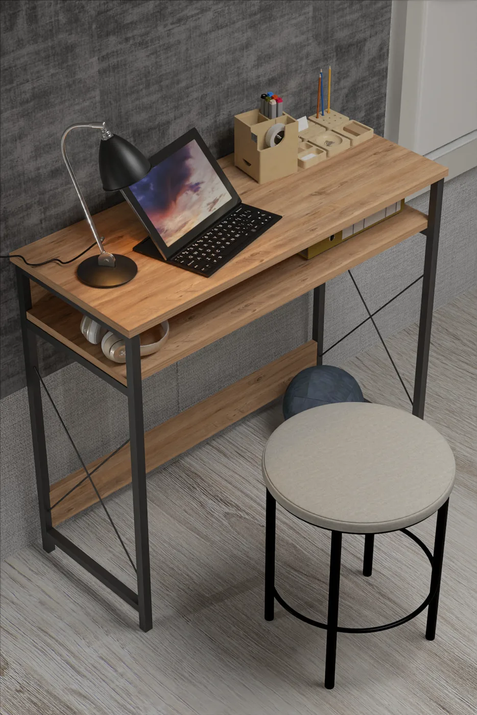 Schul-Arbeitsschreibtisch - Atlantic Pine