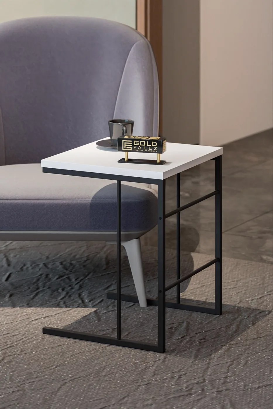 Solo 3-Piece Coffee & Nesting Table Set - White