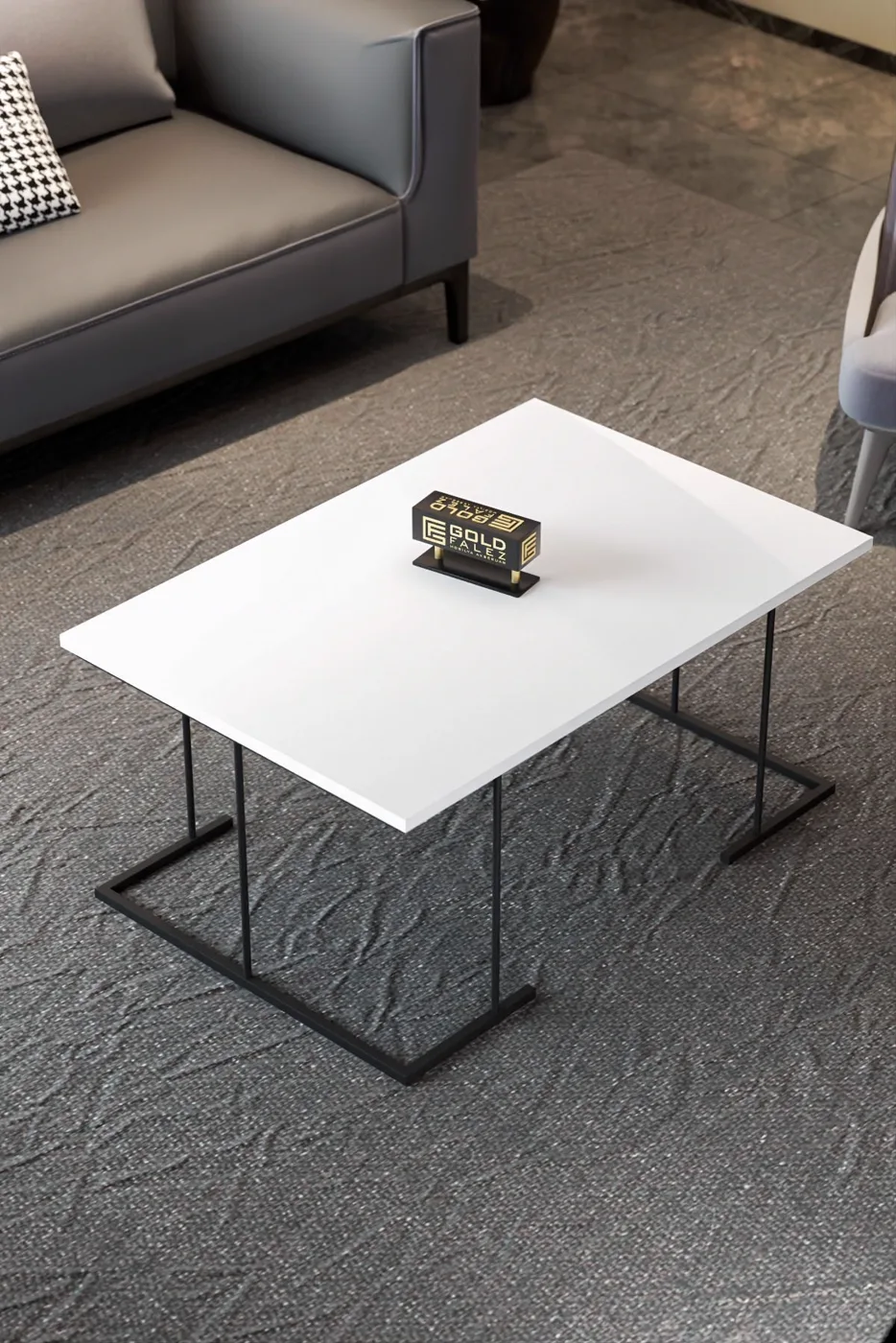 Solo 3-Piece Coffee & Nesting Table Set - White