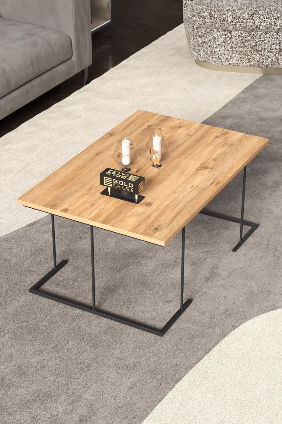 Solo Rectangular Coffee Table - Atlantic Pine
