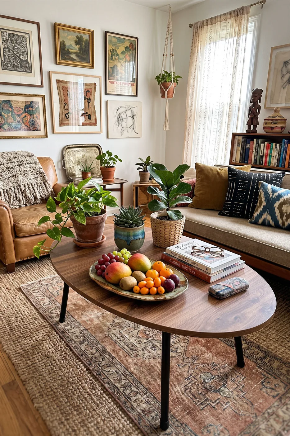 Oval Coffee Table Metal Legs - Atlantic Pine