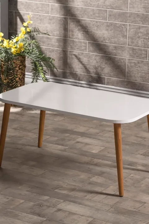 Torna Square Coffee Table - White