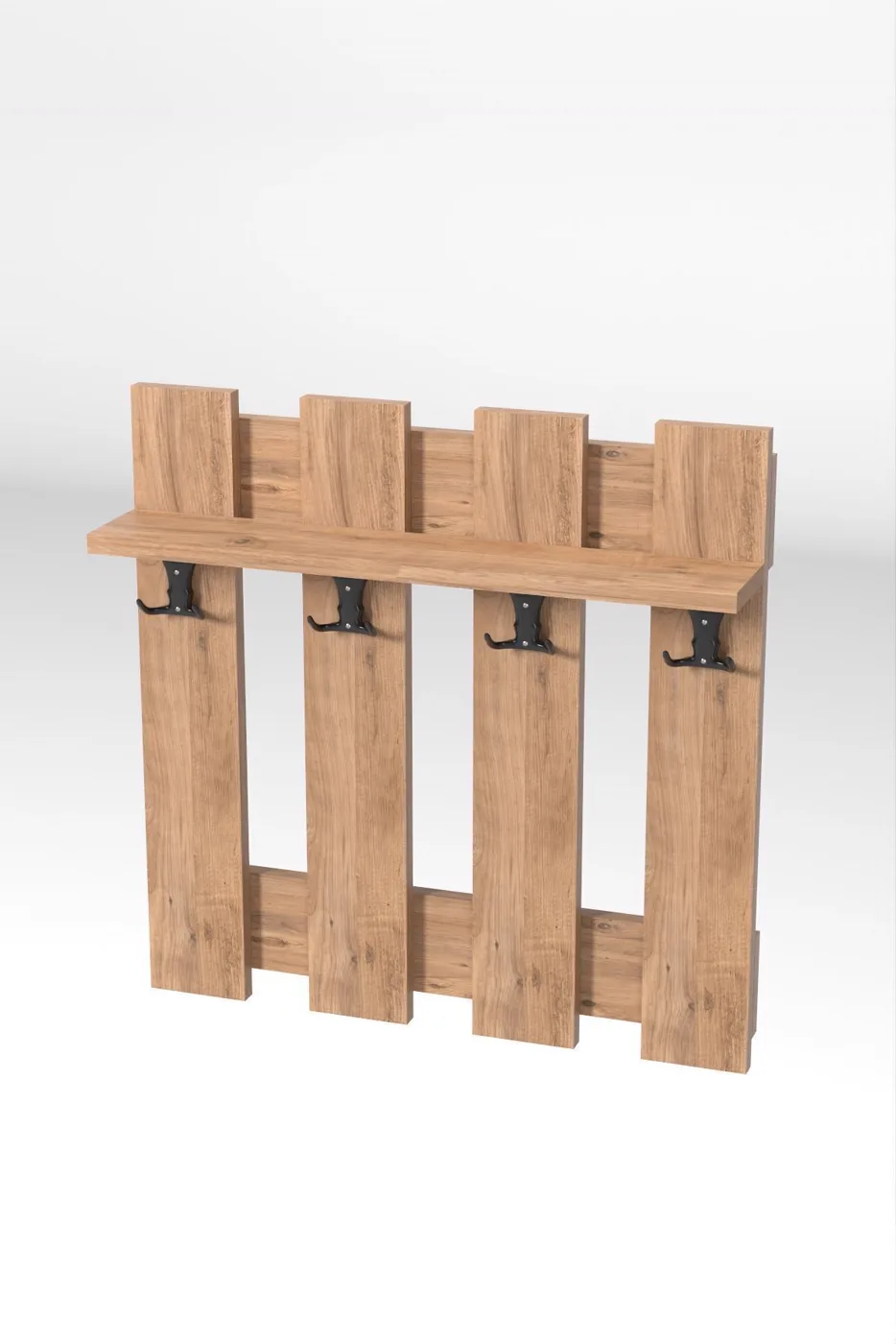 Country Wall Coat Rack - Atlantic Pine