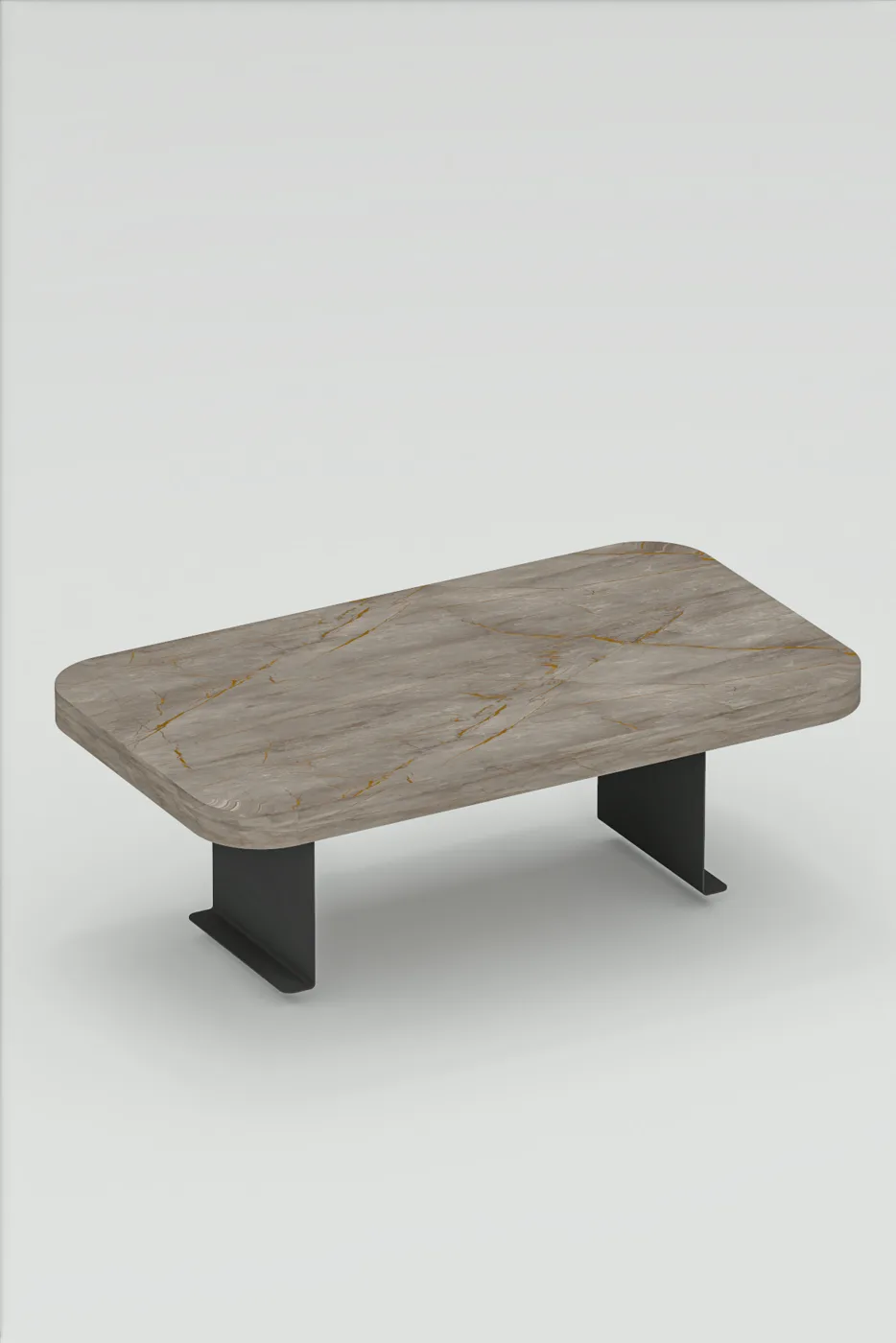 Rectangular Adjustable Tray Side Table - Gordion