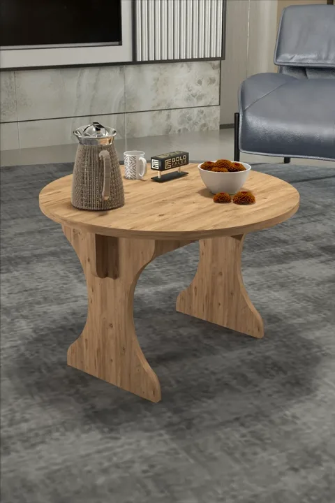 Mantar Round Coffee Table - Atlantic Pine