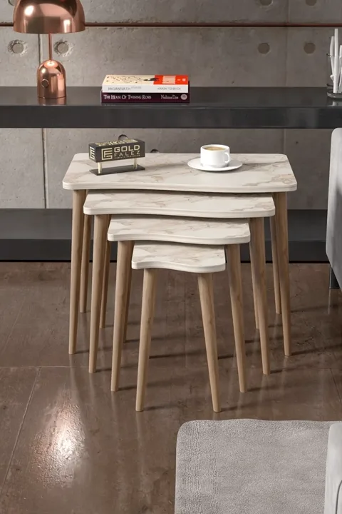 Blanc effet marbre