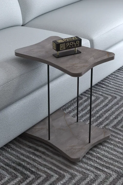 Rectangular Rolling Side Table - Gordion