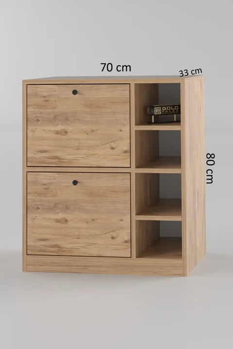 Coffee Corner Kitchen Cabinet - Atlantic Pine