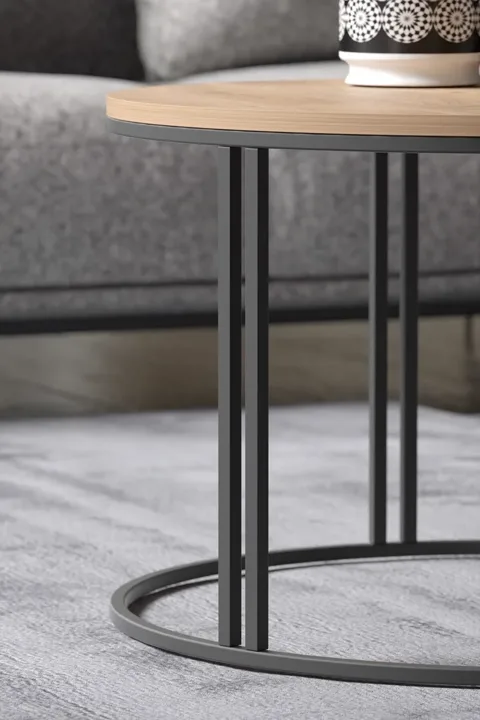 Special Round Coffee Table - Walnut