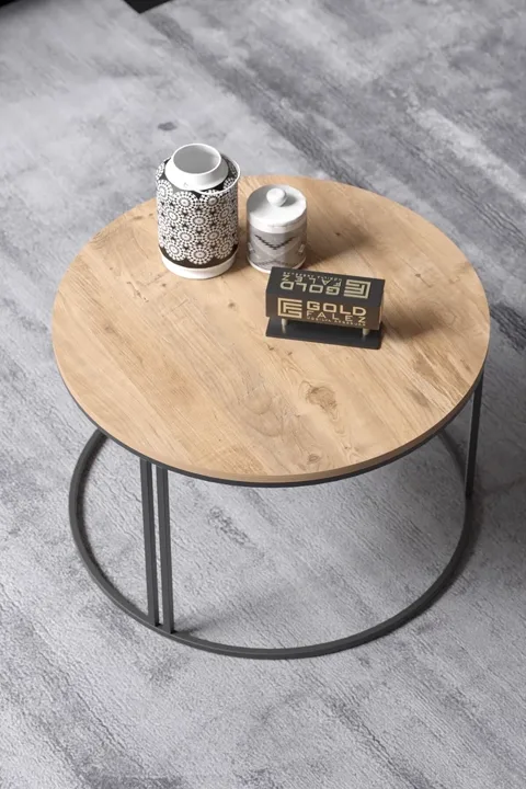 Special Round Coffee Table - Walnut