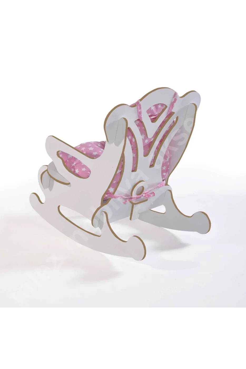 Star Gepolsterter Schaukel-Kinderstuhl - Pink