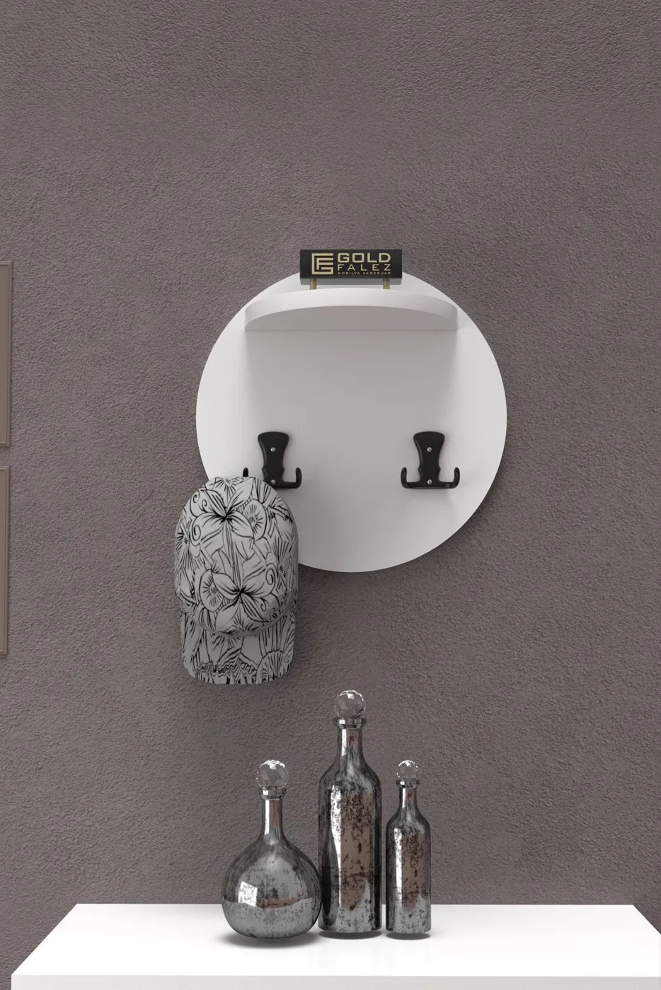 MD Wall Hanger White