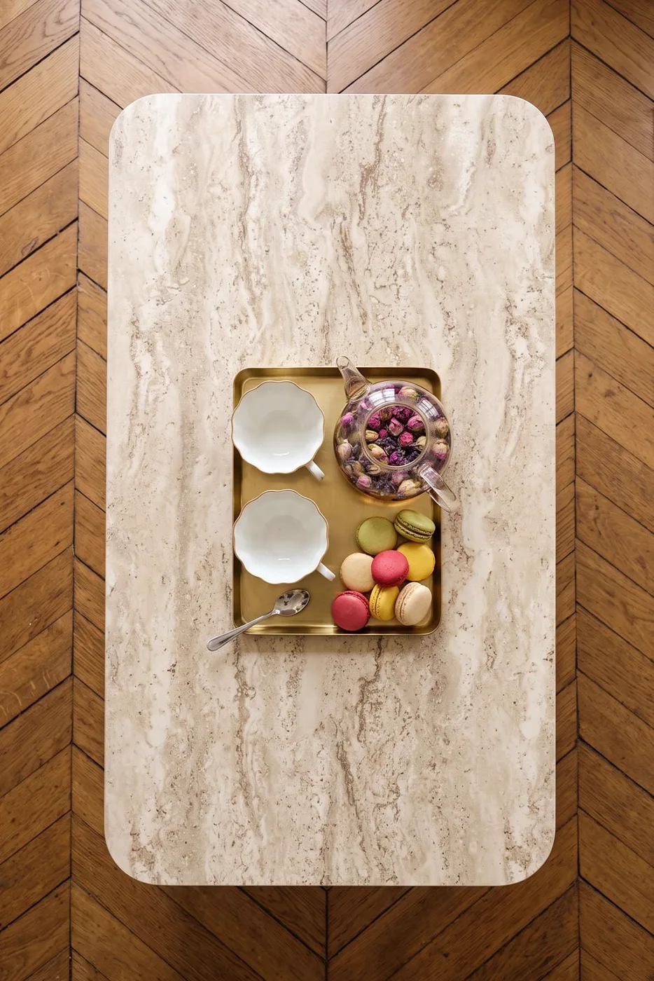 MD Turned Leg Square Coffee Table, Ecru