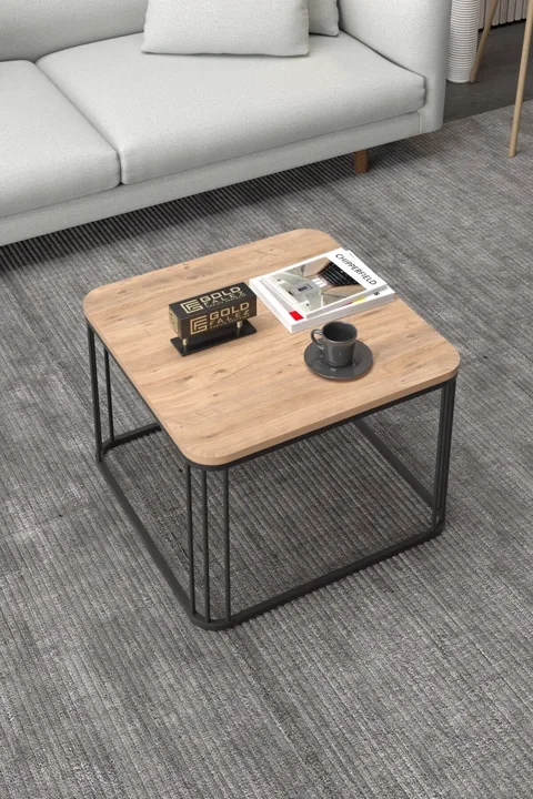MD Alize Square Coffee Table Brown