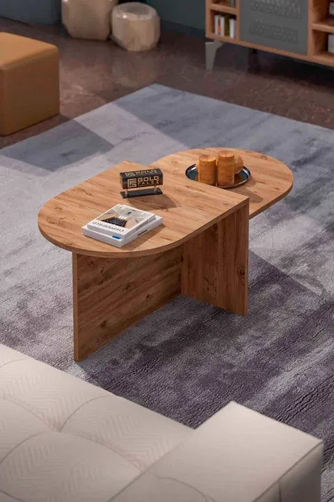 MD Setro Tiered Coffee Table Brown