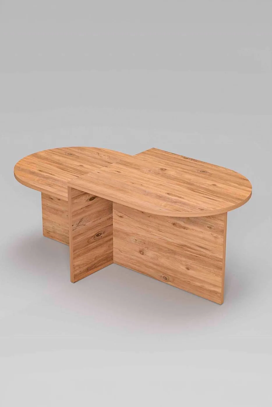 MD Setro Tiered Coffee Table Brown