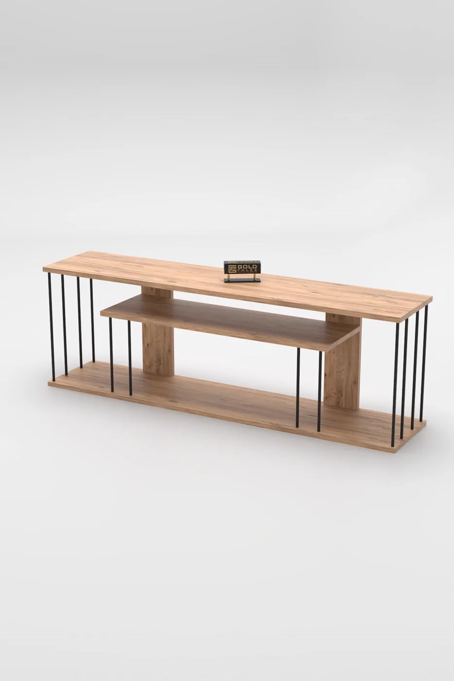 MD Gzd Plus TV Unit Coffee Pine