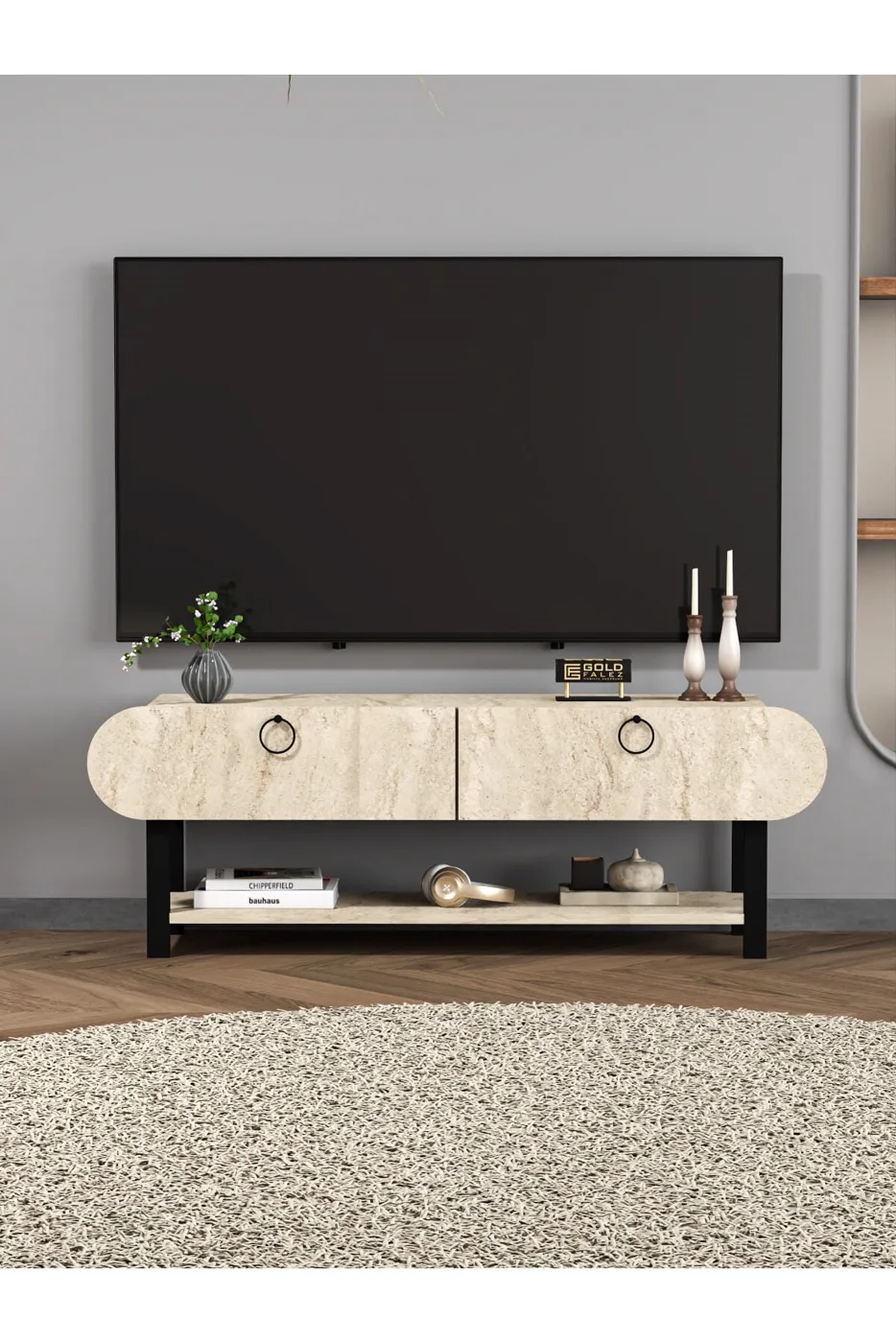 MD Setro TV Unit Ecru 110 cm